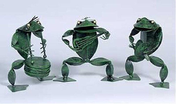 Frog Musicians Set Of Three